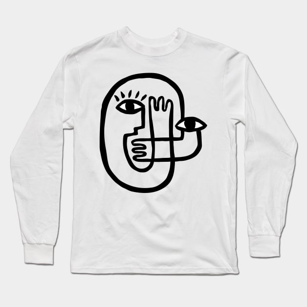 Arms crossed Long Sleeve T-Shirt by ceciliawaxberg